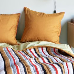 H&uuml;bsch Pavilion Stribet Plaid - Multifarvet