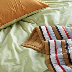 H&uuml;bsch Pavilion Stribet Plaid - Multifarvet