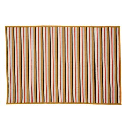 H&uuml;bsch Pavilion Stribet Plaid - Multifarvet