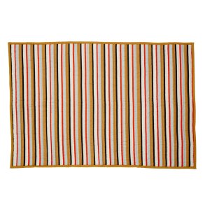 Hübsch Pavilion Stribet Plaid - Multifarvet