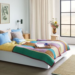 Hbsch Pavilion Plaid Block m. Grafisk Mnster - Multifarvet