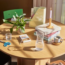 H&uuml;bsch Redux Skrivebordsordner St af 3 Off-white/Light Yellow/Petrol