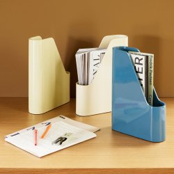 H&uuml;bsch Redux Skrivebordsordner St af 3 Off-white/Light Yellow/Petrol