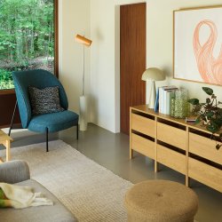 H�bsch Reflector Gulvlampe Orange