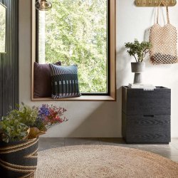 Hbsch Jute Gulvtppe Sage - Rund - Natur