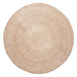 Hbsch Jute Gulvtppe Sage - Rund - Natur