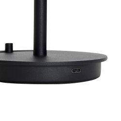 H&uuml;bsch Salon Bordlampe Sort