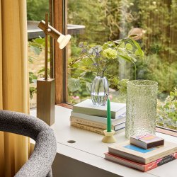 H�bsch Set Bordlampe Bruneret Messing