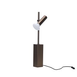 H�bsch Set Bordlampe Bruneret Messing