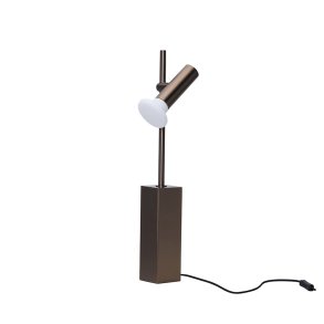 H�bsch Set Bordlampe Bruneret Messing