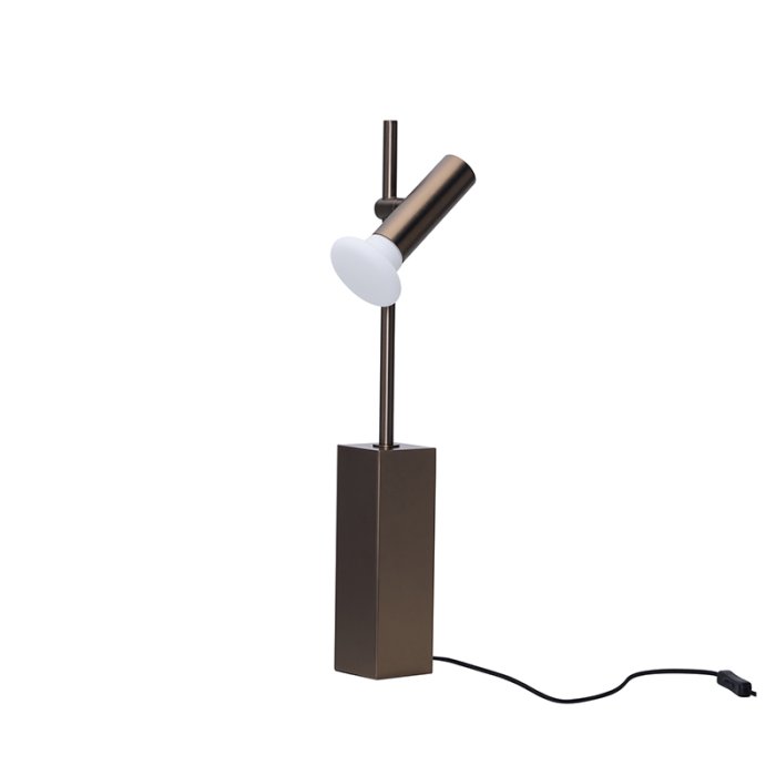 H�bsch Set Bordlampe Bruneret Messing