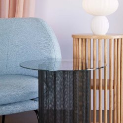 Hbsch Folk Rundt Sidebord - Eg