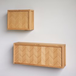 Hbsch Skoskab Herringbone - Sildeben - Small