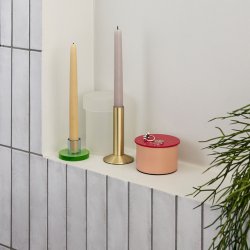 Hbsch Sleek Lysestage - Messing