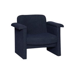 H�bsch Softy Loungestol m/ Skammel M�rkebl�