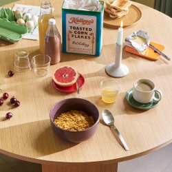 H&uuml;bsch Straight Spisebord Rund