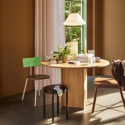 H&uuml;bsch Straight Spisebord Rund