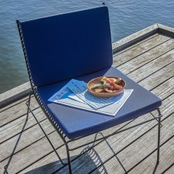 H&uuml;bsch String Loungestol 2 stk. Sort