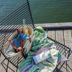 H&uuml;bsch String Loungestol 2 stk. Sort