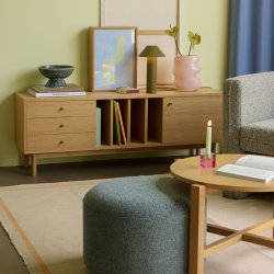 H�bsch Tower Bordlampe M�rkegr�n