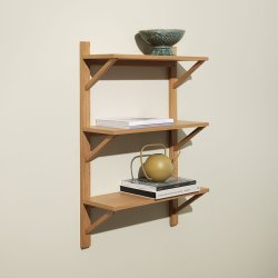 Hbsch Triarch Shelf Unit Reol - Natur