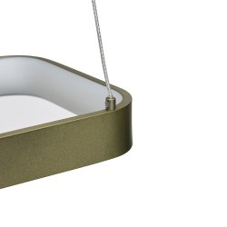 H�bsch Tube Pendel Large Metallisk M�rkegr�n