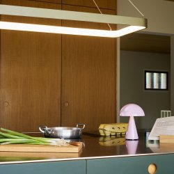 H�bsch Tube Pendel Large Metallisk M�rkegr�n