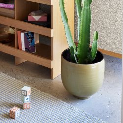 Hbsch Yuka Potte Grn St af 2