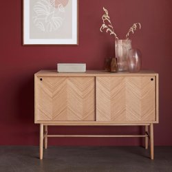 Hbsch Herringbone Dresser Sliding Doors Sknk
