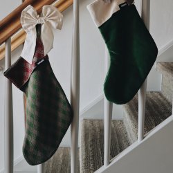 Humdakin Julesok Checkered Stone/Rosewood/Festive Forest