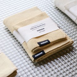 Humdakin Strikket Klud Soft Sand