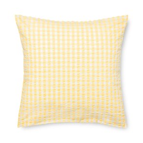 Juna Pudebetrk - Bk&Blge - Gul/Hvid - 63x60 cm