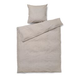 Juna Sengetj Bk&Blge - Gr/Birk - 140x200 cm