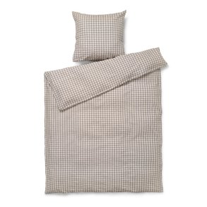 Juna Sengetj Bk&Blge - Gr/Birk - 140x220 cm