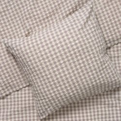 Juna Sengetj Bk&Blge - Gr/Birk - 200x220 cm