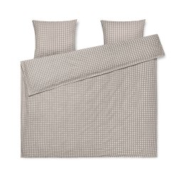 Juna Sengetj Bk&Blge - Gr/Birk - 200x220 cm