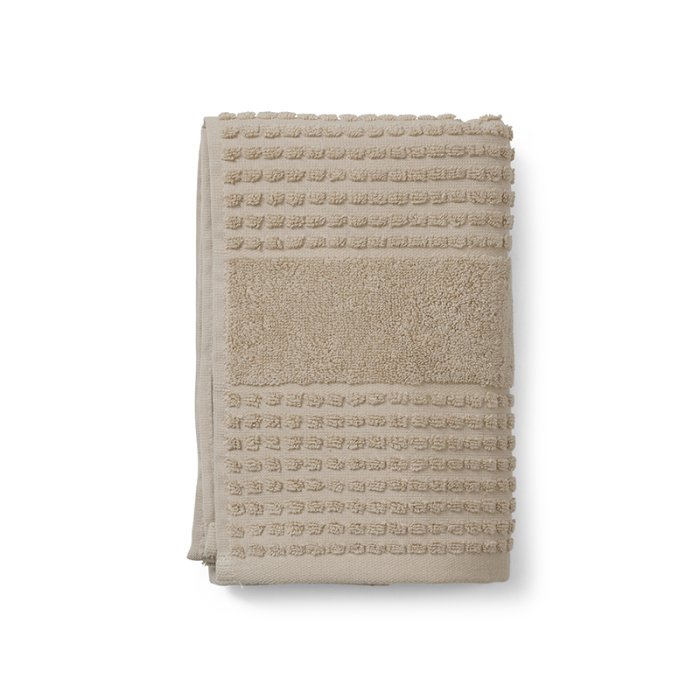 Juna Check Hndklde Sand 50x100 cm