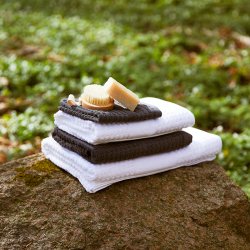 Juna Check Hndklde Mrk Gr 70x140 cm