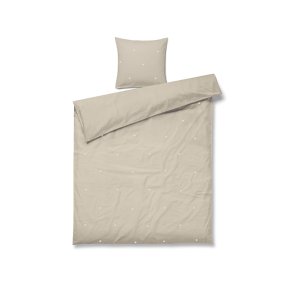 Juna Sengetj Daisy Sand/Hvid 140x200 cm