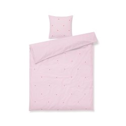 Juna Sengetj Daisy Pink/Rd 140x200 cm