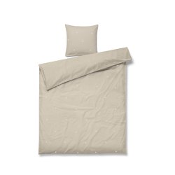 Juna Sengetj Daisy Sand/Hvid 140x220 cm