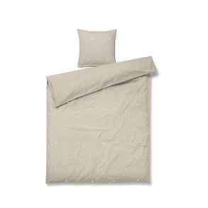 Juna Sengetj Daisy Sand/Hvid 140x220 cm