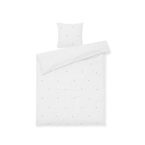 Juna Sengetj Daisy Hvid/Lys Bl 140x220 cm