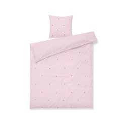 Juna Sengetj Daisy Pink/Rd 140x220 cm