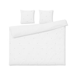 Juna Sengetj Daisy Hvid/Lys Bl 200x220 cm