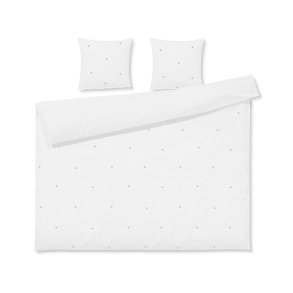 Juna Sengetj Daisy Hvid/Lys Bl 200x220 cm