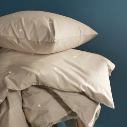 Juna Sengetj Daisy Sand/Hvid 200x220 cm