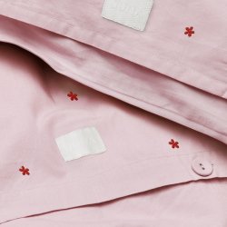 Juna Sengetj Daisy Pink/Rd 200x220 cm