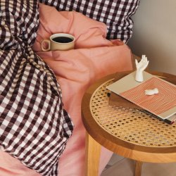 Juna Sengetj - Monochrome - Stvet Rosa - 140x200 cm