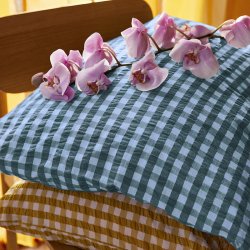 Juna Pudebetrk Bk&Blge Grn/Lys Bl 63x60 cm